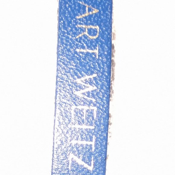 Stuart Weitzman Sarina Knot Strap Espadrille Wedge Suede Blue. Size 6 - Picture 3 of 4